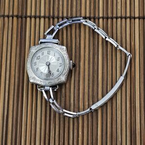 Geneva 14k Rolled Gold Plate 15 Jewels White Gold Watch (Antique)